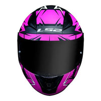 LS2 FF353 Rapid Tagline Preto e Rosa